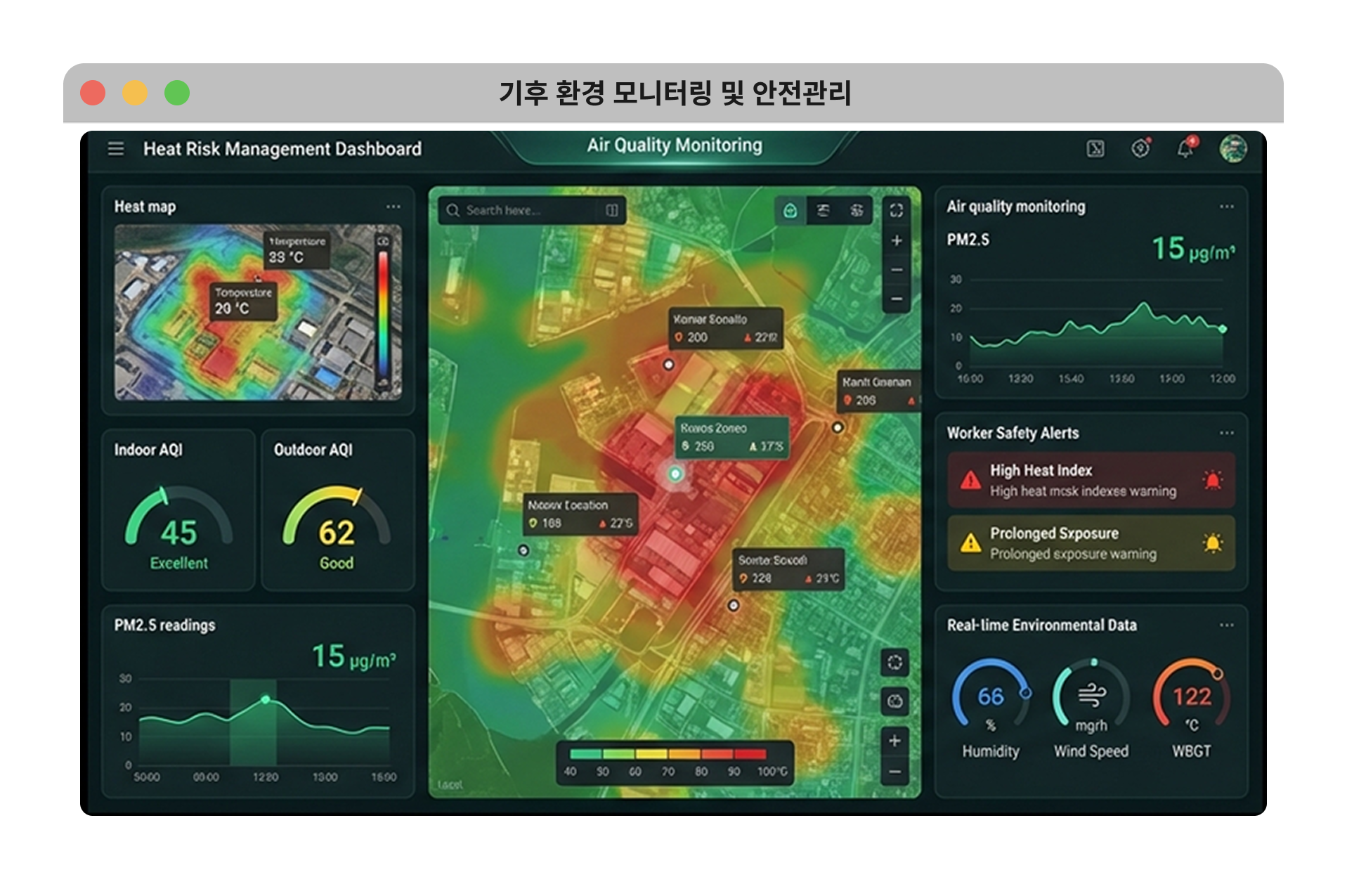 기후 환경 모니터링 및 안전 관리